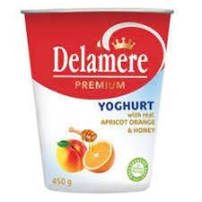 Delamere Orange/Honey Yoghurt 450Ml Cup